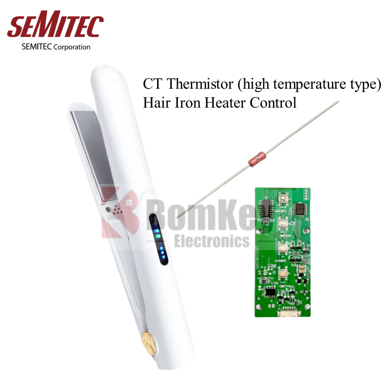 SEMITEC-CTシリーズ高温対応NTCサーミスタのヘアカーラーへの応用ソリューション